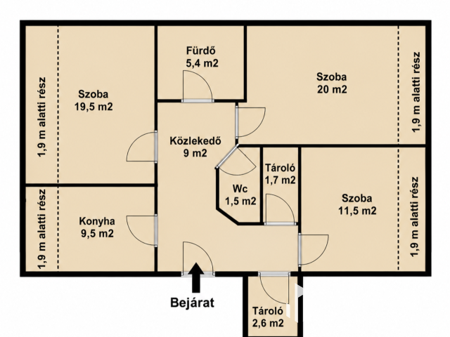 Panorámás otthon Zsinagóga mellett Gutenberg utcában